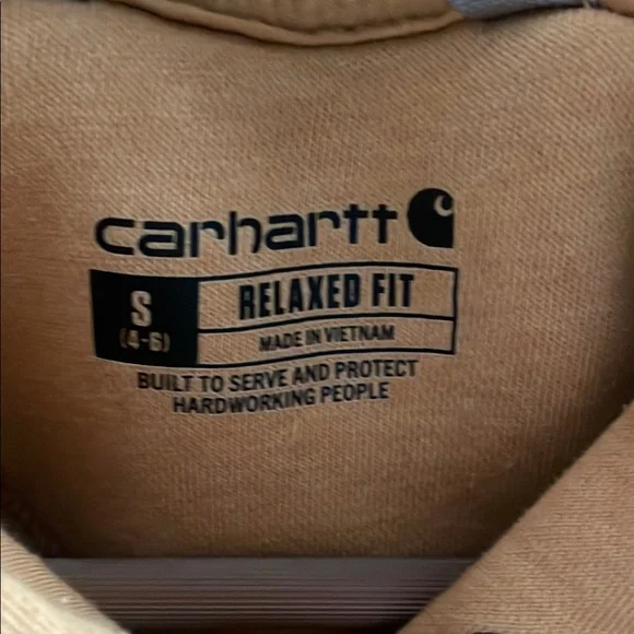 Carhartt Men's Tan Hoodie - Picture 6 of 6